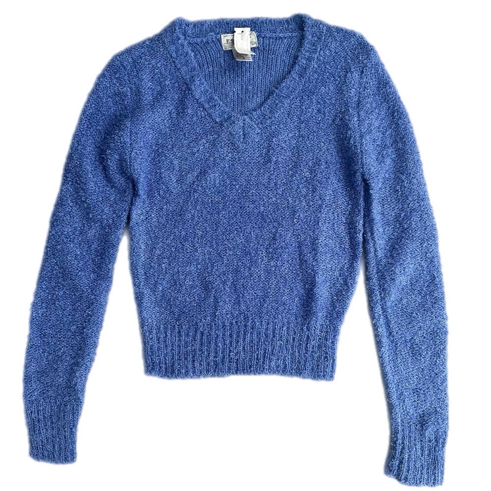 Deadstock vintage ESSENCE acrylic V-Neck Sweater size S